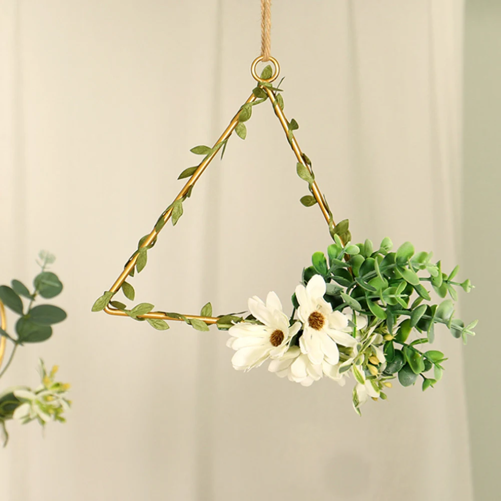 2019 многоугольник нордический кулон венок цветок подвесной имитация креативный