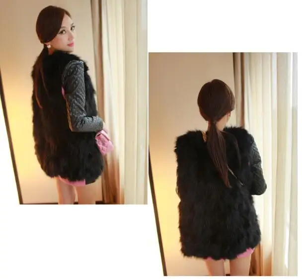 Vetement Winter Autumn Women's Long Fox Faux Fur Coat Artificial Vest Fluffy Vests Waistcoat Femme Jackets Fake Gilet ZM3 |