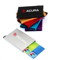 smart wallet automatically metal bank credit card holder thin id card for acura rdx tlx cdx mdx rdx zdx tl tlx tlx l rlx tsx rsx