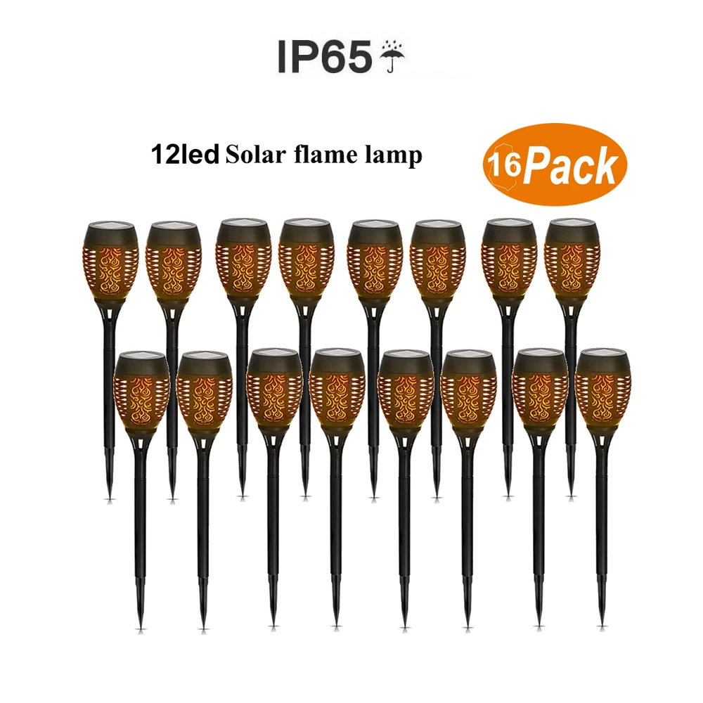 

16 шт., садовые ффонарь Рики на солнечной батарее, IP65