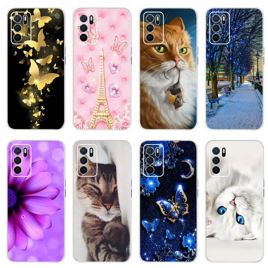 Для OPPO A16 чехол CPH2269 мягкие чехлы мягкий тонкий силиконовый для телефона s Oppo A 16 S