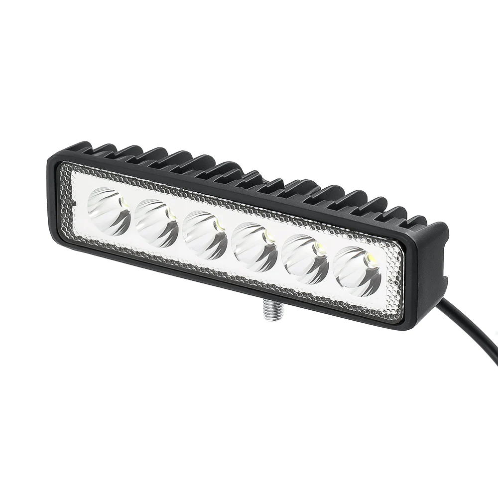 Противотуманные фары 2 шт. 18 Вт DRL светодиодный свет работы 10-30 В 4WD 12 В для бездорожью грузовик автобус лодка туман свет