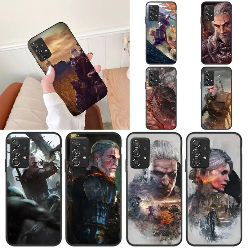 Популярный чехол для телефона с надписью The Game W-Witcher-3 Samsung Galaxy S10 S20 S21 Note10 20Plus Ultra Shell