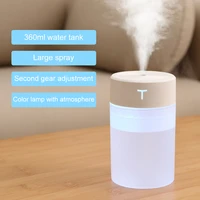 360ml air humidifier portable usb air diffuser purifier aromatherapy essential oil atomizer for home office car with night light
