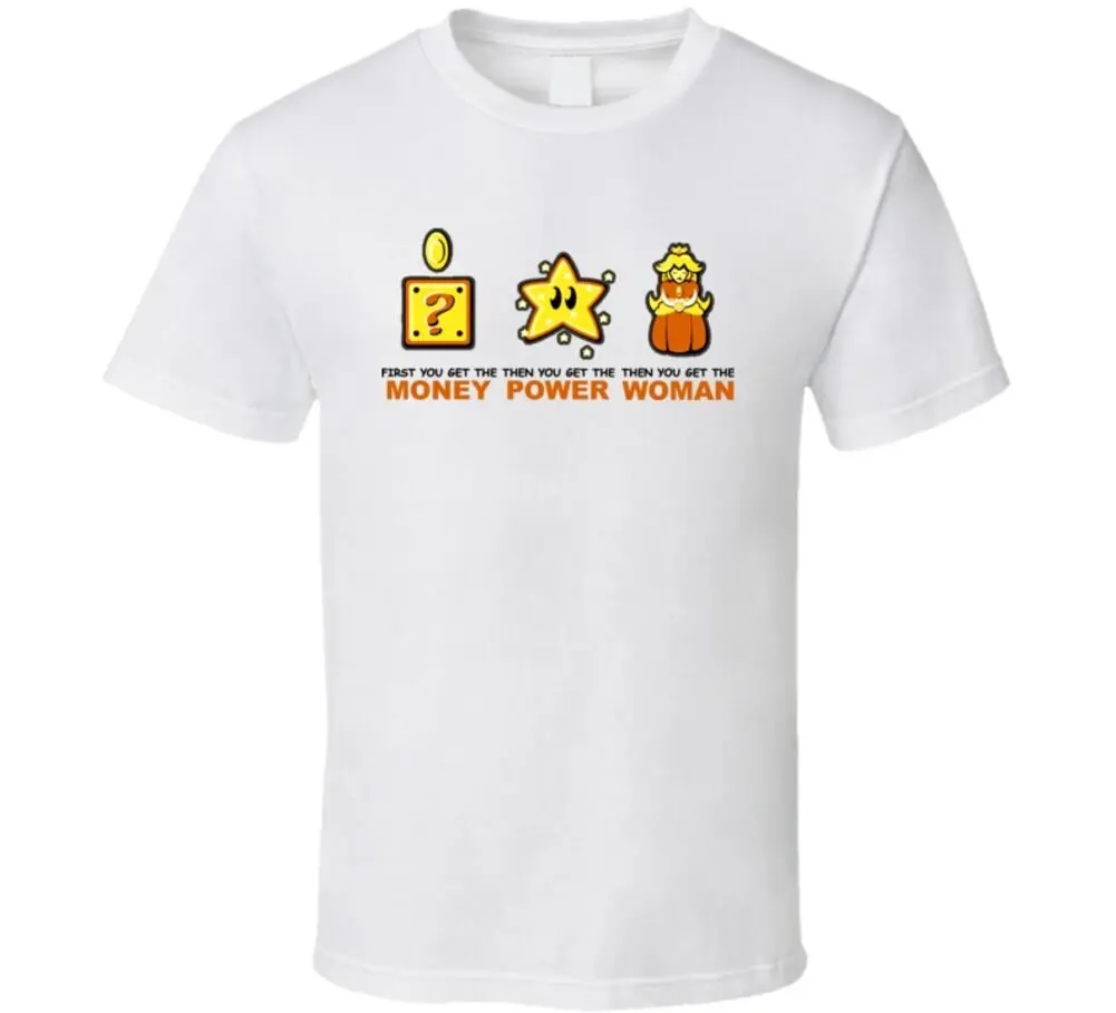 Super Mario Bros забавная футболка для видеоигр мужская женская Винтажная с графикой |