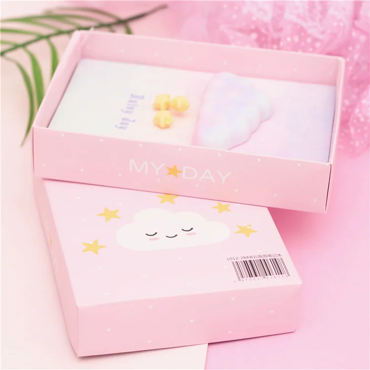 Оригинальная книга с мигасветильник Bingbing блокнот облаком мечты женская пузырями