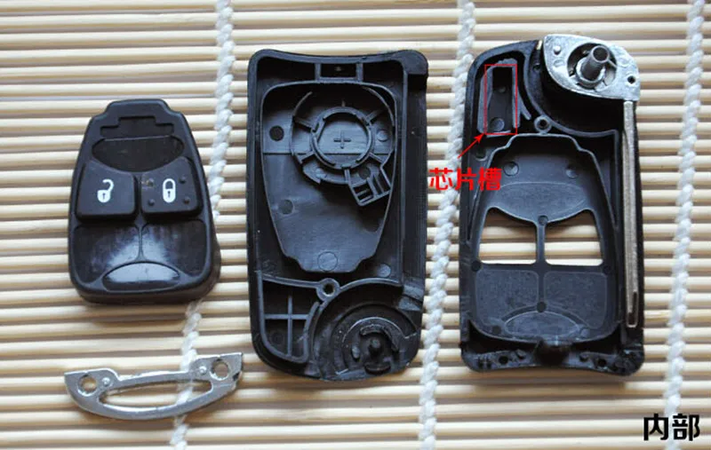 Новинка модифицированный складной автомобильный флип брелок для Jeep Compass Wrangler