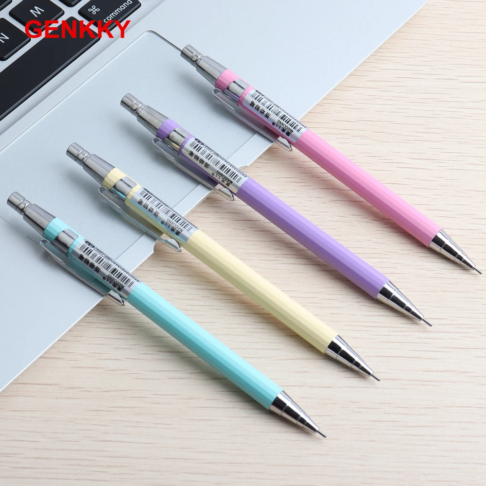 

3Pcs/Set Mechanical Pencils Prevent Slippery Grind Arenaceous Penholder Metal Materials Students Stationery Pencil Painting