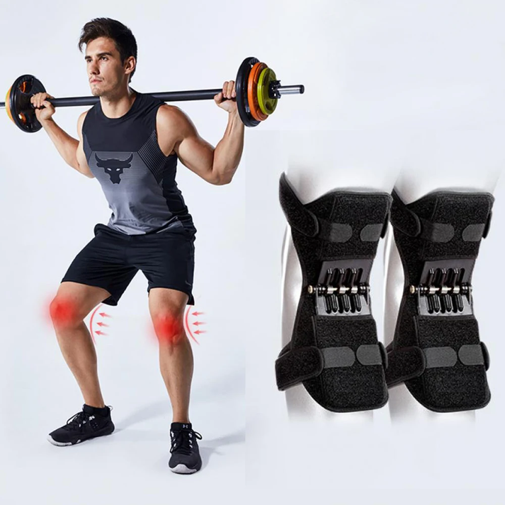 

Knee Pads For Sports Support Gym Weight Lifting Exercise Ankle weights Posture Brace Volleyball Workouts Knee Pads For Joints