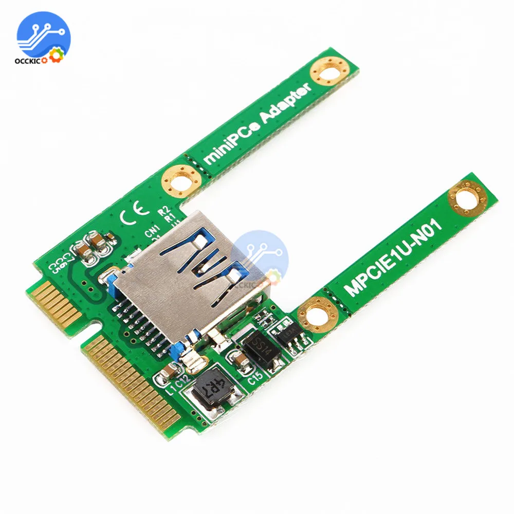 Мини PCI-E слот для карты расширения к USB 2 0 интерфейсный адаптер Riser Card Высокое