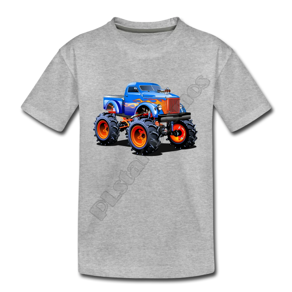 

Monster Truck Cartoon Kids T-Shirt 3D All Over Printed Kids t shirts Boy For Girl Funny Animal Summer Short Sleeve 02