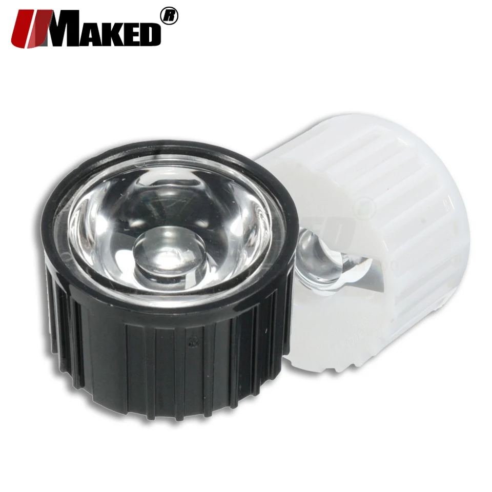 Светодиодные линзы высокой мощности 1 Вт 3 20 мм из ПММА 5 8 15 30 45 60 90 угловые с