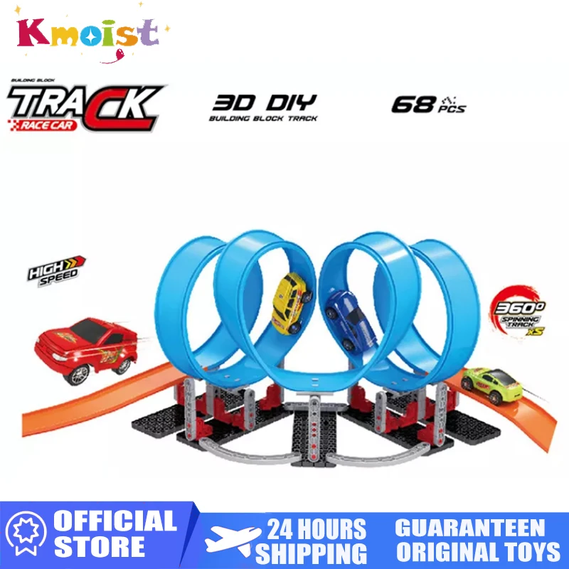 

Конструктор гоночной трассы «Паровозик Томаса», игрушечная железная дорога «сделай сам», набор железнодорожных машинок, гоночный грузовик...