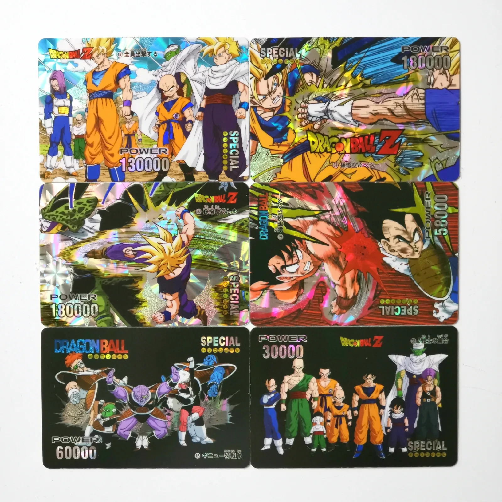 63 шт./компл. супер Dragon Ball Z герои Pasteable карточной ультра инстинкт персонажи Гоку
