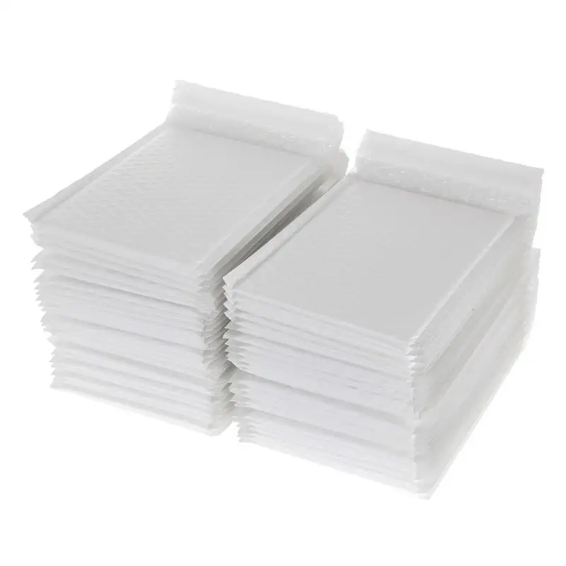 100PCS/Lot White Foam Envelope Bags Self Seal Mailers Padded Shipping Envelopes With Bubble Mailing Bag Shipping Packages Bag
