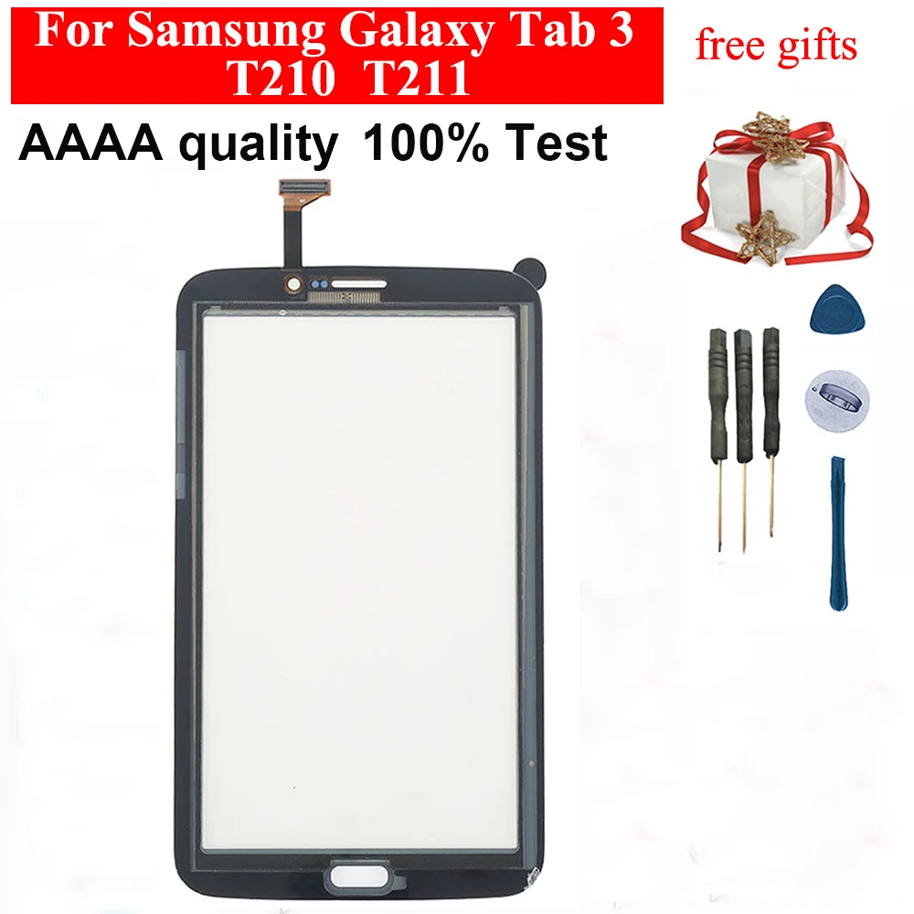 100% тест для samsung Galaxy Tab 3 7 0 SM T210 T211 Передний сенсорный экран дигитайзер панель
