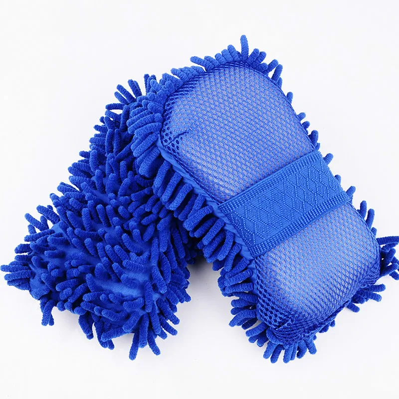 Ультратонкая волоконная синель Anthozoan перчатка для мытья машины кисти микрофибра