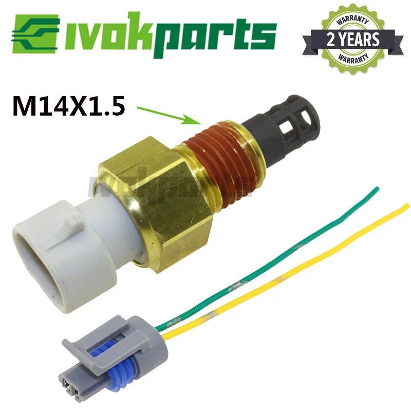 SNSR-02063 Fast-Response G3/4 Intake Manifold Air Temperature Sensor ( IAT / MAT / ACT ) With Connector 2-Way Female Pigtail