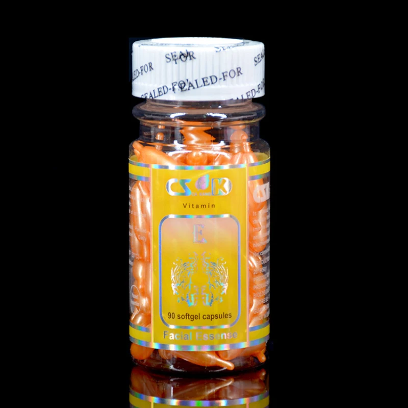 90pcs/box Vitamin E Capsules Spot Acne Removing Moisturizing Nutrition Whitening Freckle Capsule Serum Face Cream | Красота и