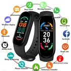 Смарт-часы M6 для мужчин и женщин, фитнес-браслет с трекером, пульсометром, водонепроницаемые спортивные Смарт-часы для Xiaomi, IPhone, Android