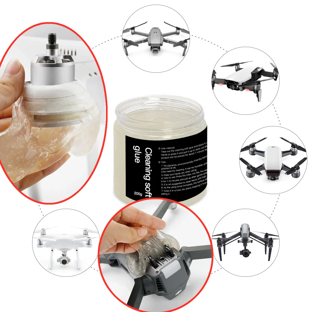

1 * чистящий мягкий клей для DJI MAVIC 2 PRO / SPARK Drone, принадлежности, чистящий инструмент