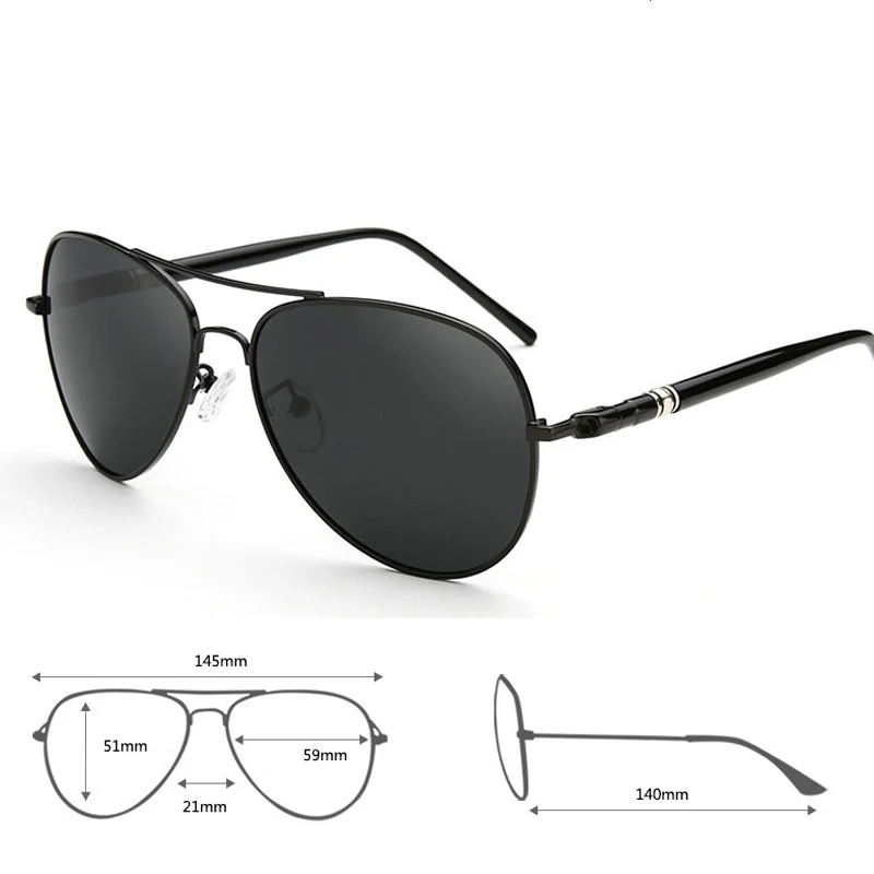 2019 антибликовые авиационные поляризационные солнцезащитные очки мужские