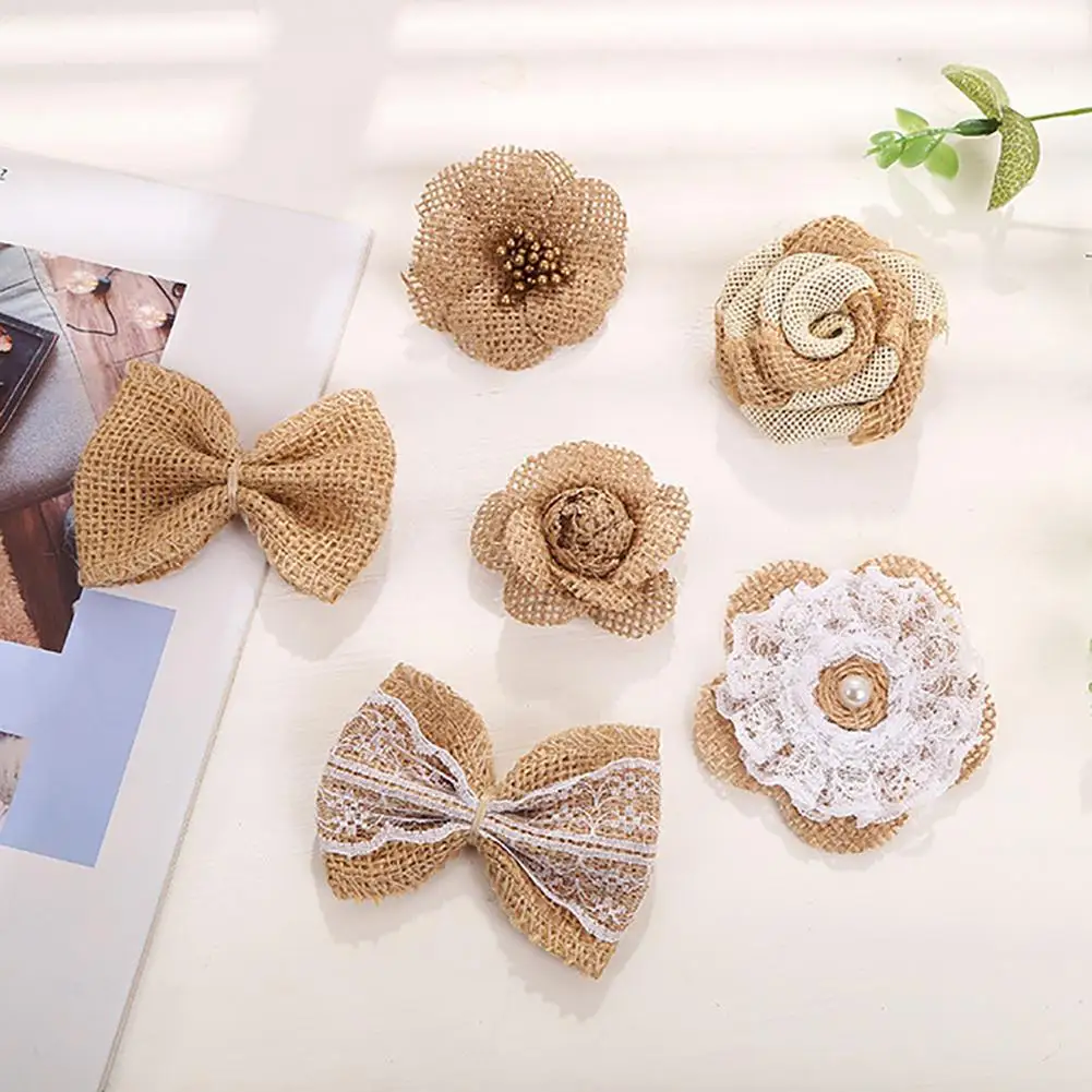 DIY ботинок ручной работы сандалии плоские высокий каблук украшения льняной