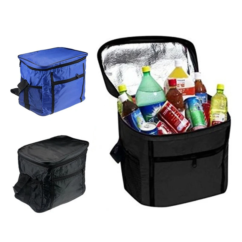 

Утолщенная Складная Водонепроницаемая нейлоновая сумка для ланча, охлаждающая сумка для стейка, изоляционный термопакет, изоляция для льд...