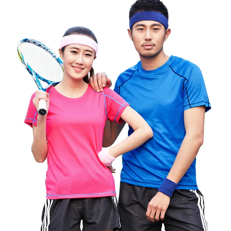 Быстросохнущая футболка для мужчин и женщин летняя быстросохнущая с коротким