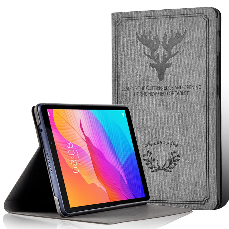 Из искусственной кожи (полиуретан) с функцией подставки и изображениями для MatePad