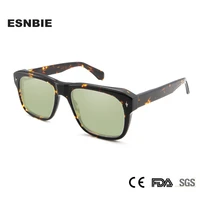 luxury designer oversized acetate sunglasses men vintage square sun glasses uv400 occhiali da sole uomo rivets eyeglasses frame