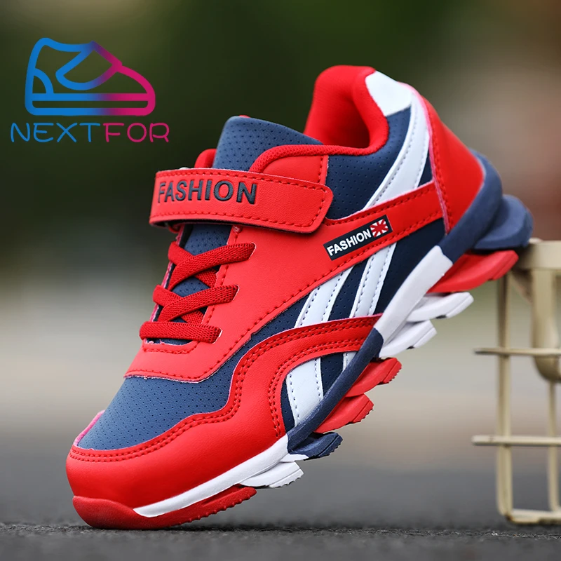 

2021 Pu Winter Kids Sport Shoes Anti Slip Wearable Best Selling Fashion Casual Kids Sneakers 28-39 New Boy Flat Toddler Shoes