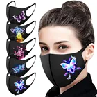 1 шт., защитная маска для лица с принтом для взрослых, модная моющаяся маска для ушей для женщин, mascarillas