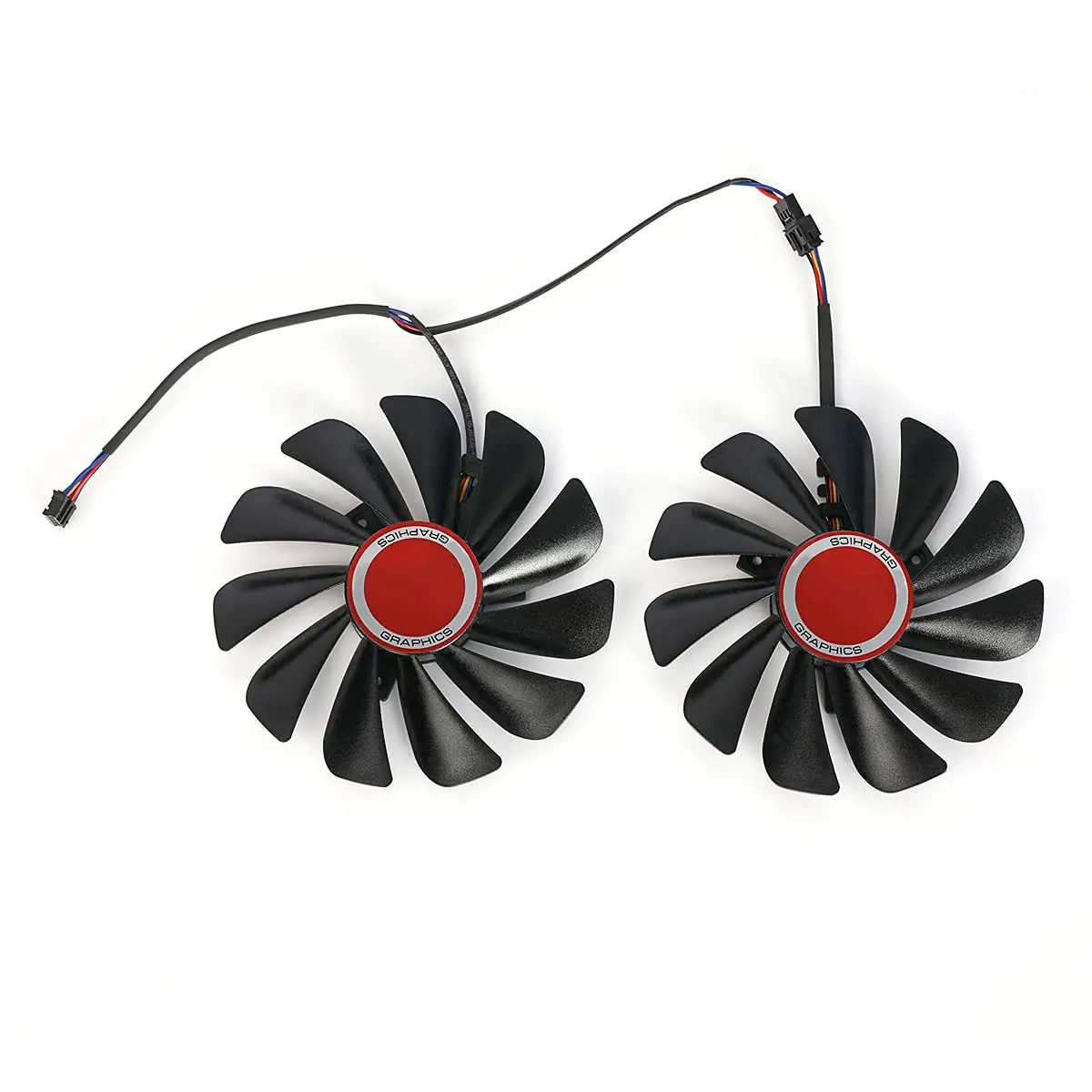2 шт./компл. 95 мм Φ CF1010U12S CF9010H12S XFX RX580 FDC10U12S9-C для охлаждения графической карты HIS RX 590