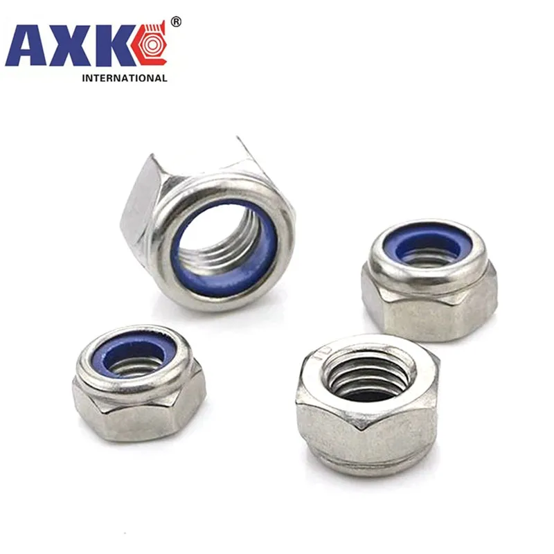 2/5/25 шт. M2 M2.5 M3 M4 M5 M6 M8 M10 M12 M16 304 Нержавеющая сталь черный шестигранный нейлон