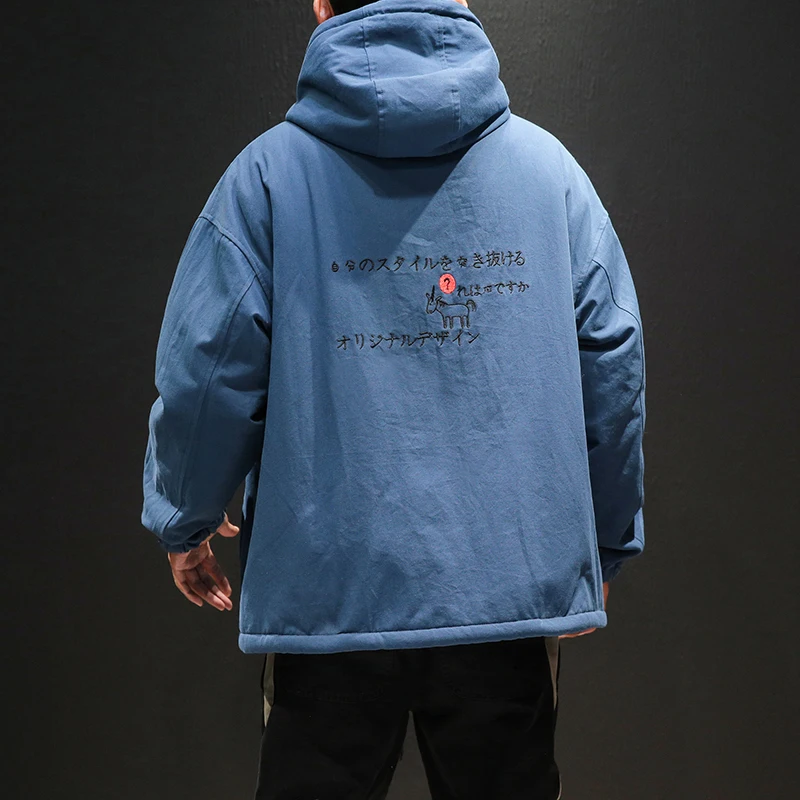 Мужская Новая модная зимняя куртка Толстая Повседневная Верхняя одежда куртки