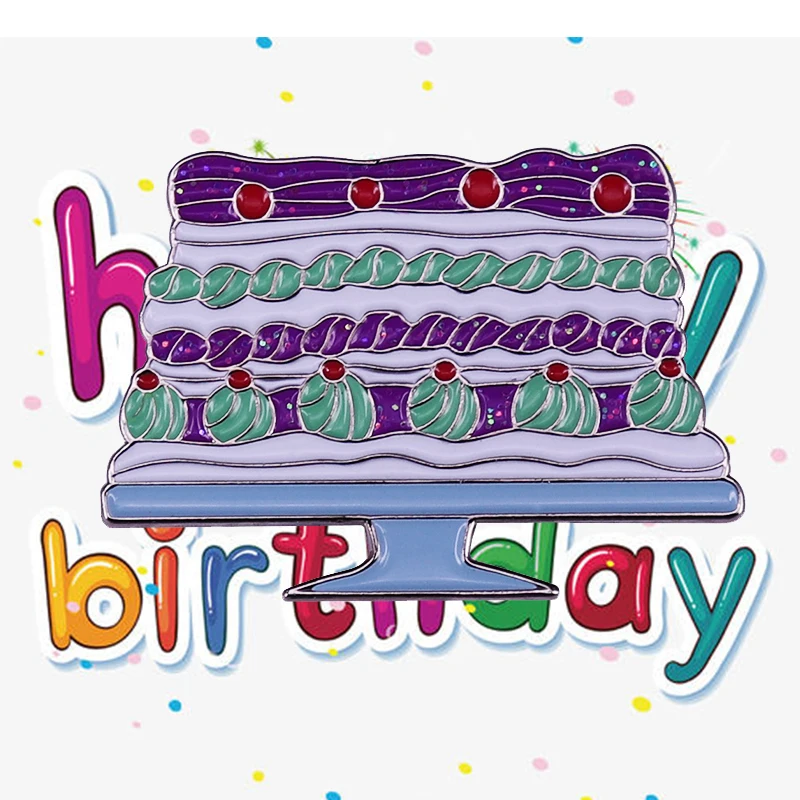 Фруктовый торт значок Melaleuca эмали штырь Радуга пищевые принадлежности детей