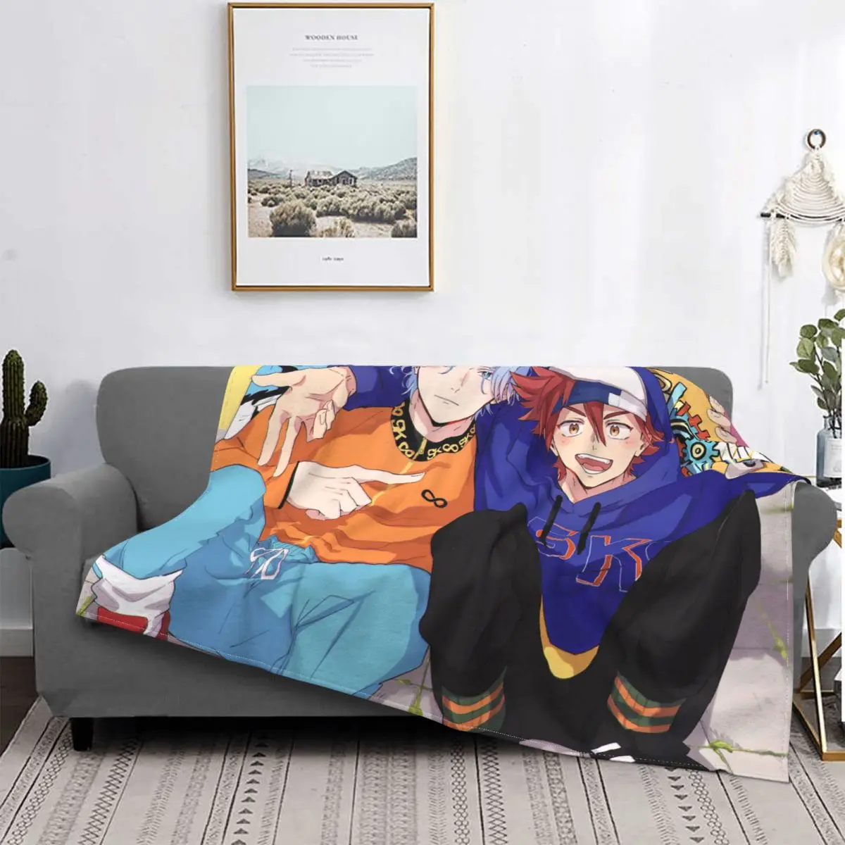 

Флисовое одеяло Reki Langa Yaoi, летнее ультрамягкое покрывало с рисунком бесконечности, в стиле аниме, для дома, спальни