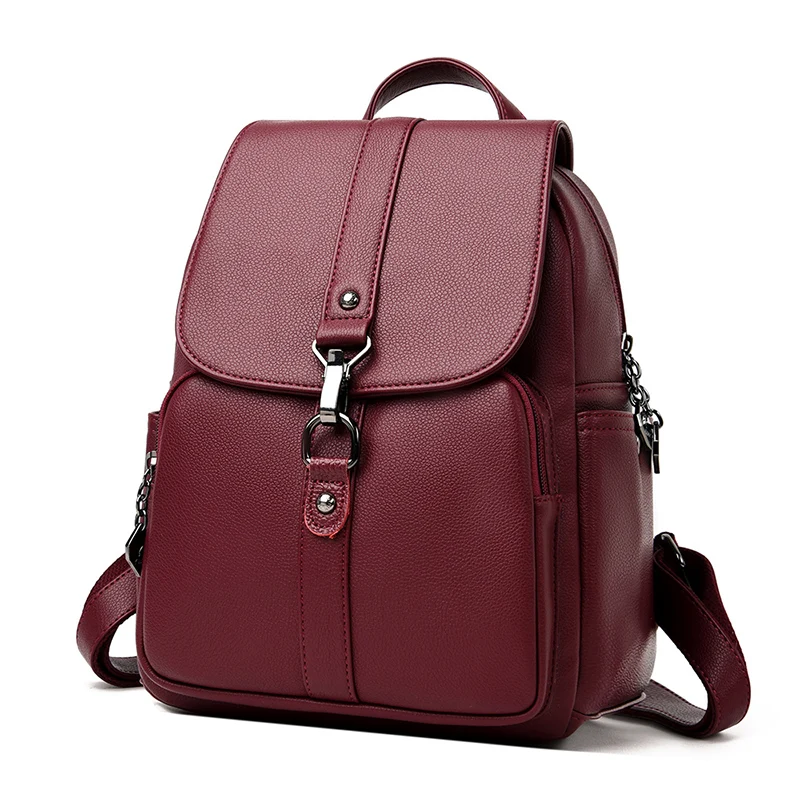 

Women's Bag 2021 New Fashion High Quality Female Versatile Shoulder Backpack Feeling Foreign Leisure Girl's Backpack for Women