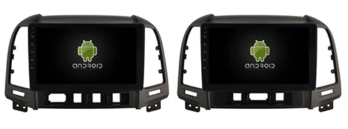 9 "Android 0 OS автомобильный мультимедийный GPS радио для Hyundai Santa Fe 2006-2012 и Elantra 2000-2006 с