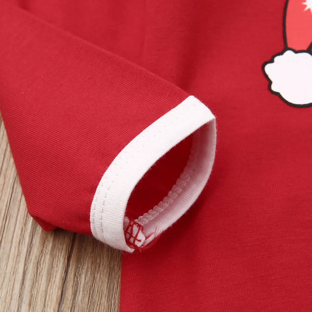Emmababy Toddler Baby Girl Boy Christmas Romper Jumpsuit Hat Autumn Winter Outfit Clothes