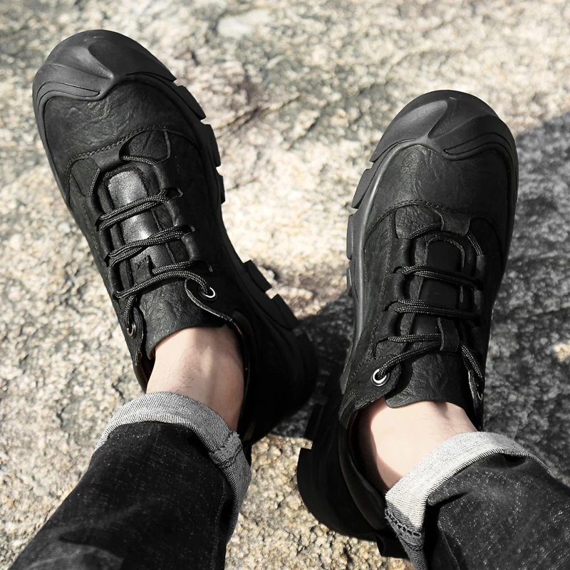 Мужская обувь для альпинизма Черная Спортивная активного отдыха осени 2019 | Обувь