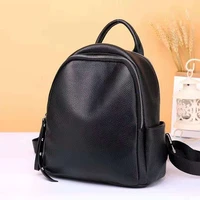 travel womens leather backpack real cowhide backpack female bag high quality genuine leather backpack student bag schoolbag