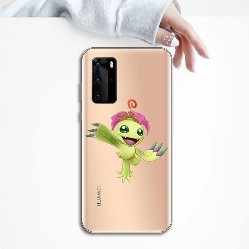 

Digimon japanese anime manga luxury high quality shell Phone Case Transparent for Huawei P honor 8 10i 20 30 40 smart 2019