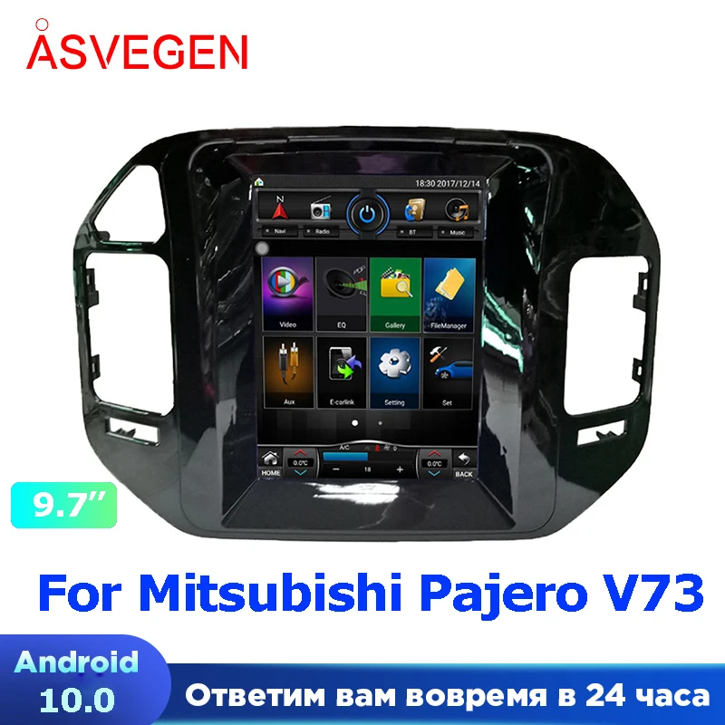 

Android 10 9.7" Car Multimedia Player Stereo GPS DVD Radio Navigation Android Screen For Mitsubishi Pajero V73 Montero 2001-2006