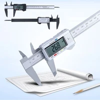 stylish 150mm6inch lcd digital electronic vernier caliper gauge micromete digital ruler woodworking measuring tool home ruler