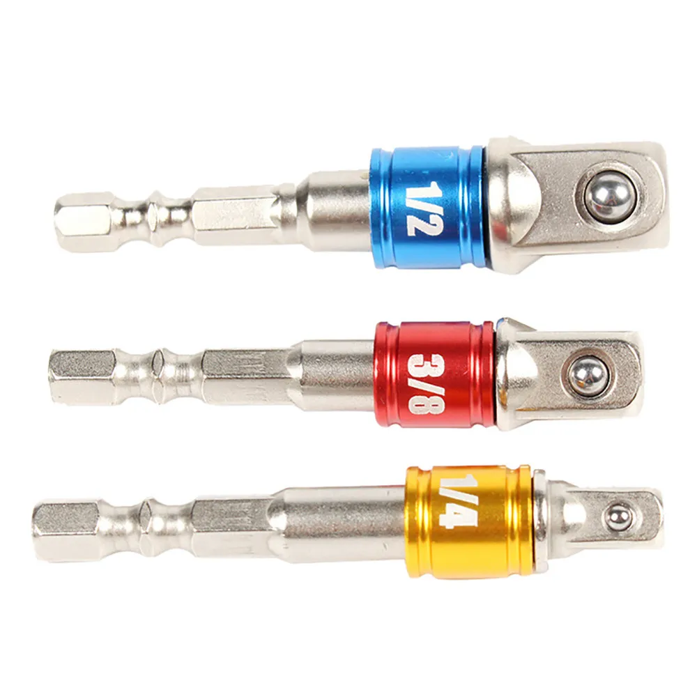 1 шт. набор ударных торцевых головок с шестигранным и квадратным удлинителем |