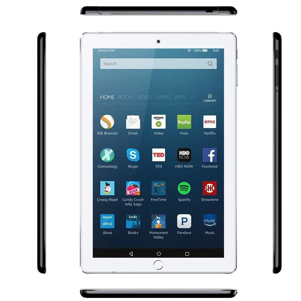 Планшет с 10 1 дюймовым дисплеем четырёхъядерным процессором Android 7 0 Google Play 3G Wi Fi GPS