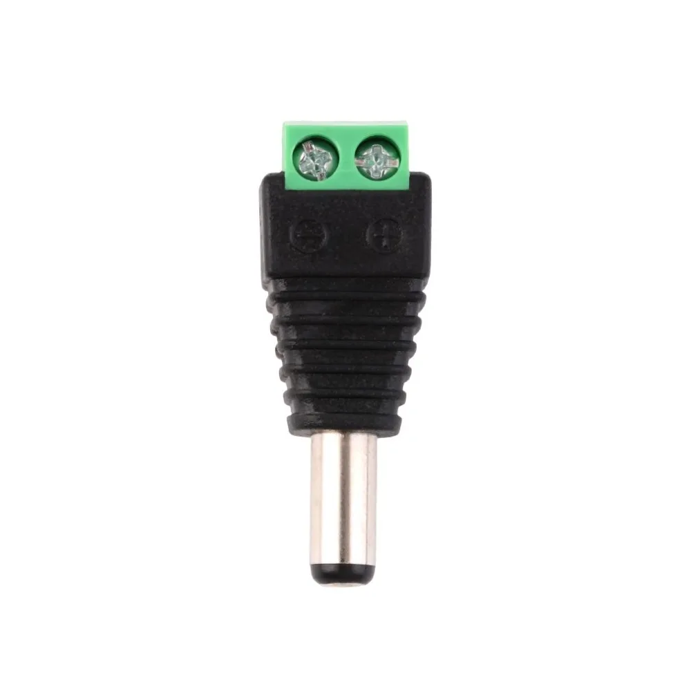 Мини Портативный DC 12V штекер кабель адаптер Разъем папа для 5050 3528 LED разъем полосы
