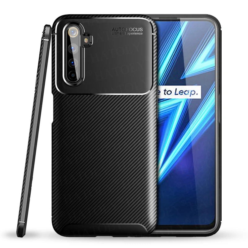 Для Oppo Realme 6 Pro Чехол 5i 6i X50 3 5 Мягкий ТПУ противоударный бампер матовый чехол для